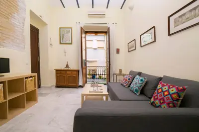 Zona de estar de Alohamundi Valvanera