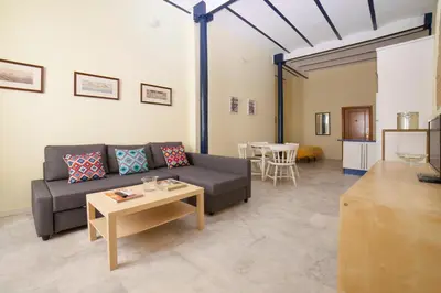 Zona de estar de Alohamundi Valvanera