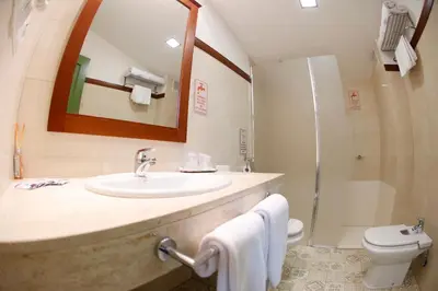 Un baño de Hotel El Carmen