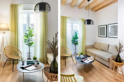 Zona de estar de Lola 14 Suite Apartment