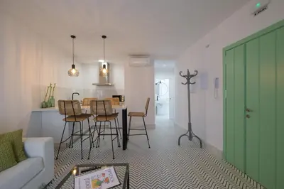 Zona de estar de Apartamentos Los Patios de la Judería