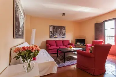 Zona de estar de Apartamentos RG Conde de Ibarra con GARAJE