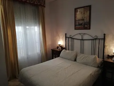 Cama o camas de una habitación en Patio de la Fuenseca
