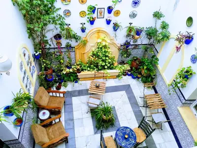 Zona de estar de Patio de la Fuenseca