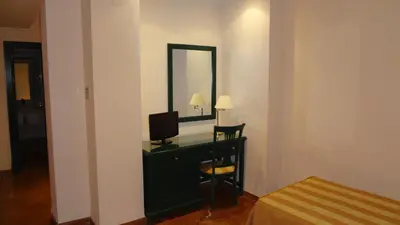 Cama o camas de una habitación en Hotel El Volao
