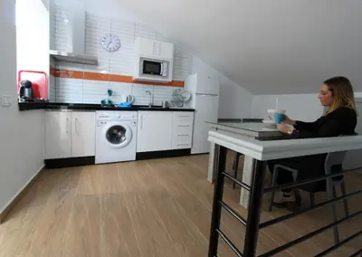 Una cocina o zona de cocina en Ardales Loft