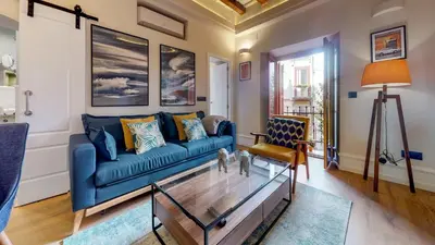 Zona de estar de Bright and new- 2Bd 2Bth- Conde de Torrejon