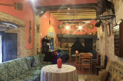 Zona de estar de Hotel Palacio Guzmanes