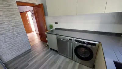 Una cocina o zona de cocina en Villa Mondriana