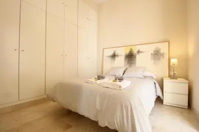 Cama o camas de una habitación en Apartamento Centro San Luis