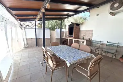 Un balcón o terraza de Cottage in Villanueva near El Torcal