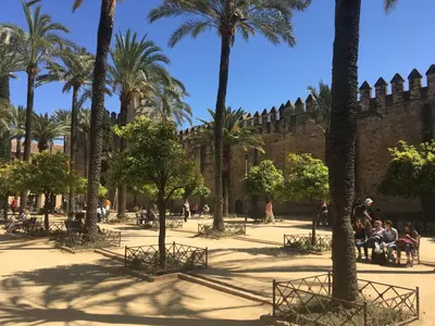 Jardín al aire libre en Conde de Vallellano