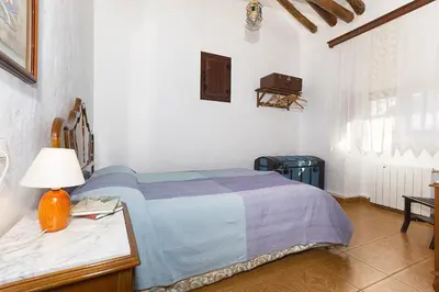 Cama o camas de una habitación en Cortijo Borreguero