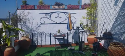 Jardín al aire libre en Mirador de Badanas