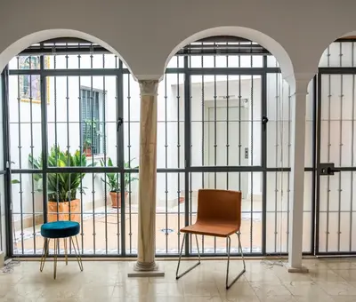 Zona de estar de La Judería del Buen Viaje
