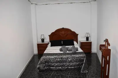 Cama o camas de una habitación en Alojamiento Rural Carmen
