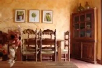 Zona de estar de Comfortable House in Estepa with Shared Pool
