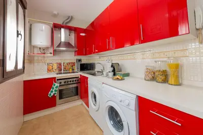 Una cocina o zona de cocina en APARTAMENTO CASA NARANJO