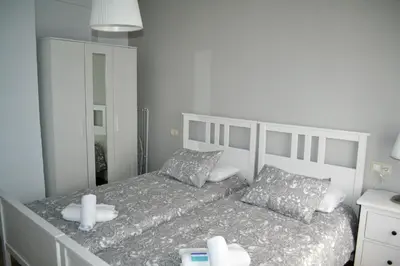 Cama o camas de una habitación en Guimar Advance en plena judería