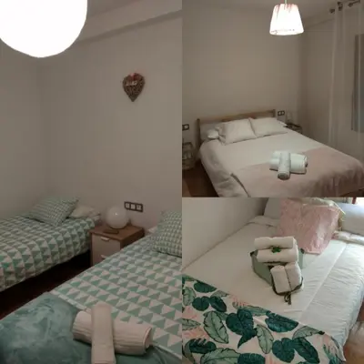 Cama o camas de una habitación en Guimar Esencia en el corazón de la judería