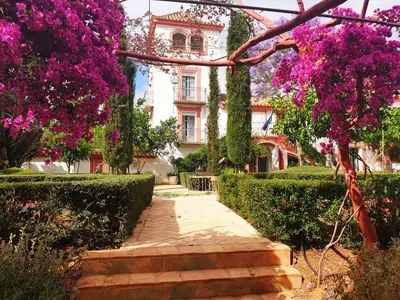 Jardín al aire libre en Cortijo El Triguero N-398 Ctra Carmona – El Viso del Alcor Km 18