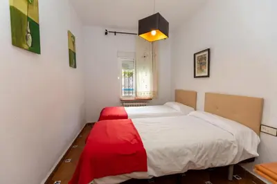 Cama o camas de una habitación en Casa Jurinea