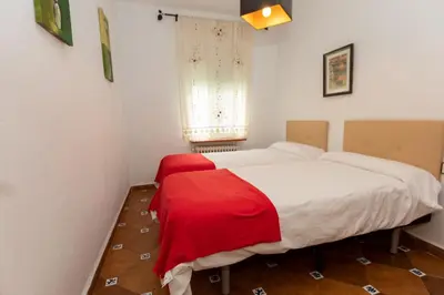 Cama o camas de una habitación en Casa Jurinea