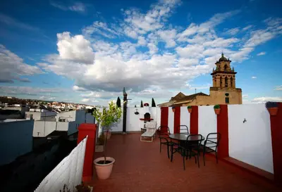 Un balcón o terraza de Dúplex-Ático de Nácar Casco Histórico