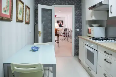 Una cocina o zona de cocina en GRAN APARTAMENTO PLAZA DE ESPAÑA