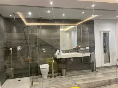 Un baño de Apartamentos Cantarería, Azahar