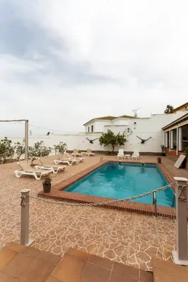 Piscina en o cerca de Molino de Lucero, casa rural