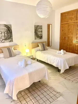 Cama o camas de una habitación en 2.1 Apartamentos Arguiñan