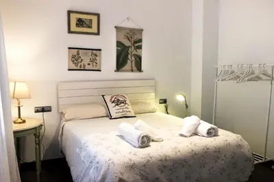 Cama o camas de una habitación en La Casa de Pepón