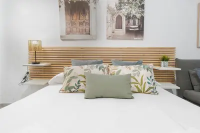 Cama o camas de una habitación en Panther Home Alameda II