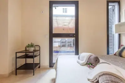 Cama o camas de una habitación en Panther Home Conde de Ibarra