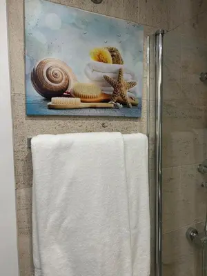 Un baño de Apartamento Fibes-Congresos Parking Gratis