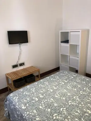 Cama o camas de una habitación en Apartamento El Teatro