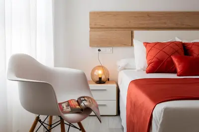 Cama o camas de una habitación en Viviendas con Fines Turísticos 