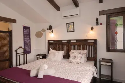 Cama o camas de una habitación en Finca Amorosa