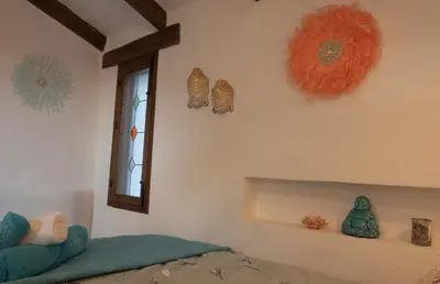 Cama o camas de una habitación en Finca Amorosa
