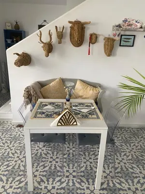 Zona de estar de El nido del Chorro