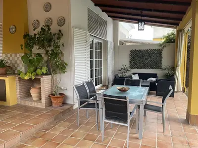 Zona de estar de Casa el Rincón del Lago Alojamiento Rural