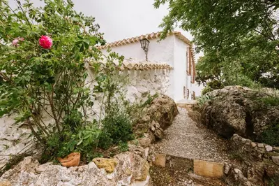 Jardín al aire libre en Cortijo Rural Majolero