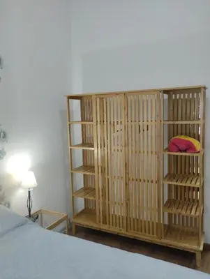 Cama o camas de una habitación en ALOJAMIENTO LANZA en el CORAZÓN DE SEVILLA
