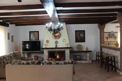 Zona de estar de Villa Hierbabuena