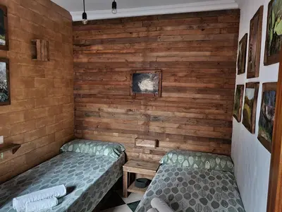 Cama o camas de una habitación en Molino Romano