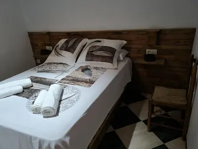 Cama o camas de una habitación en Molino Romano