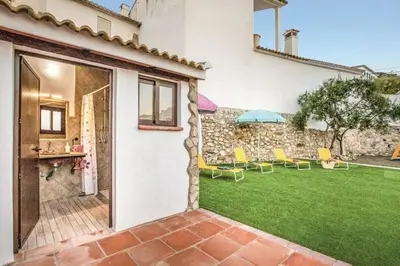 Jardín al aire libre en Charming Villa in Mondrón with Private Pool