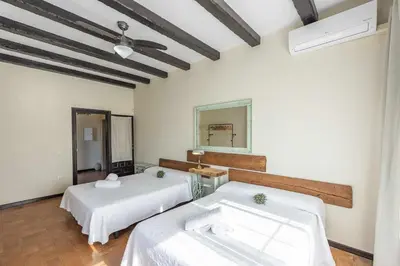 Cama o camas de una habitación en Casa Rural La Teja