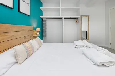 Cama o camas de una habitación en Califal San Pedro